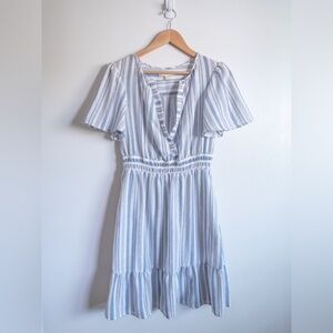 Blue striped dress *New*